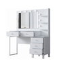 Hanah Home Mesa de Maquillaje con 10 Focos Blanco